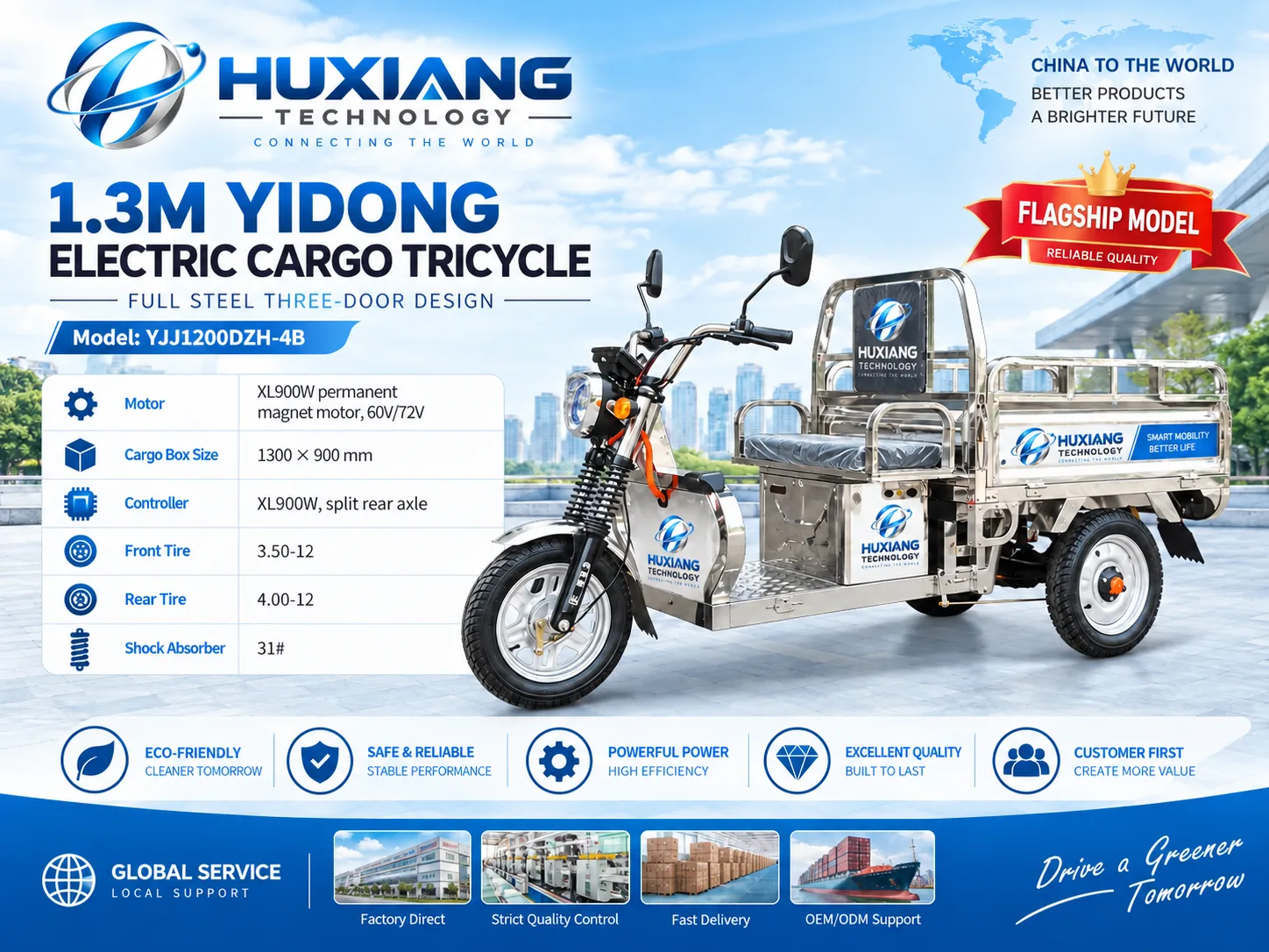 1.3米逸动 全钢 三开门 - China Factory Manufacturer