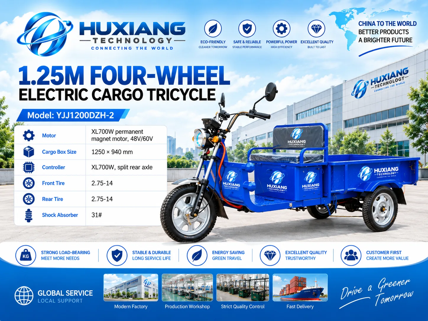 1.25m Iron Mountain Edition Flatbed - China Factory Manufacturer