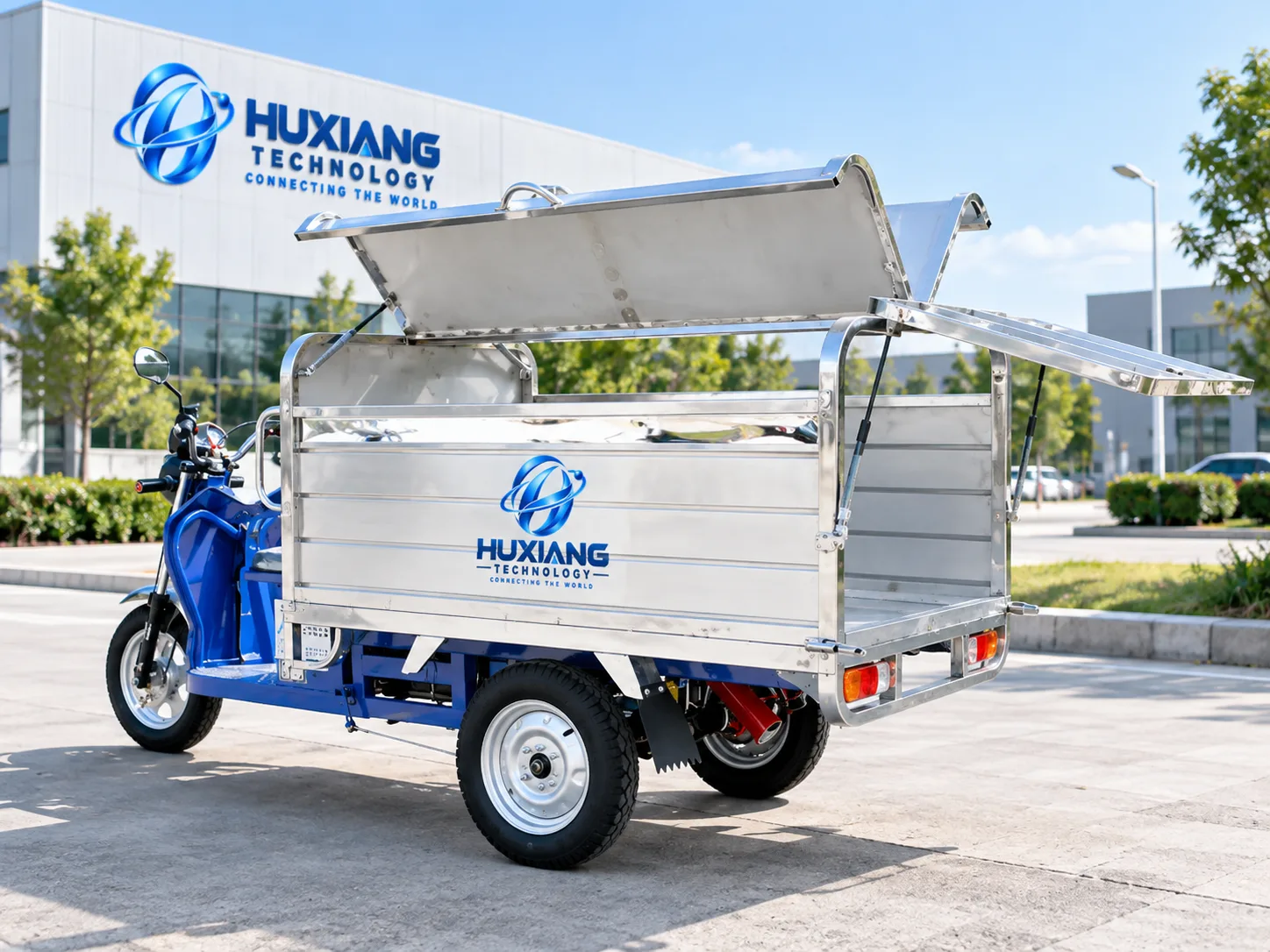 1.6m Flying Wing Semi-Steel Sanitation Vehicle - China Factory Manufacturer